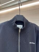MiuMiu half-zip embroidered sweatshirt - Image 3