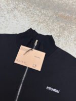 MiuMiu half-zip embroidered sweatshirt - Image 13