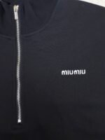 MiuMiu half-zip embroidered sweatshirt - Image 7