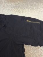 Balenciaga heavy erosion washed large destruction cotton bomber jacket - Image 8