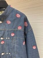 Louis Vuitton Mountain Walnut Cherry Blossom Rhinestone Trousers - Image 5