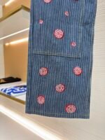 Louis Vuitton Mountain Walnut Cherry Blossom Rhinestone Trousers - Image 6