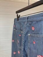 Louis Vuitton Mountain Walnut Cherry Blossom Rhinestone Trousers - Image 9