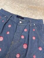 Louis Vuitton Mountain Walnut Cherry Blossom Rhinestone Trousers - Image 11