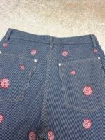 Louis Vuitton Mountain Walnut Cherry Blossom Rhinestone Trousers - Image 12