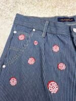Louis Vuitton Mountain Walnut Cherry Blossom Rhinestone Trousers - Image 13