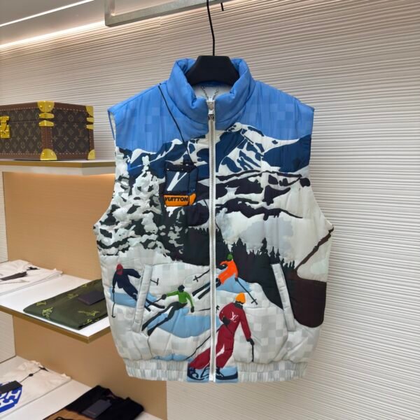 Louis Vuitton Ski Sleeveless Seamed Tank Top