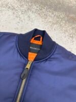 Balenciaga runway-style quilted bomber jacket - Image 10