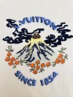 Louis Vuitton Nigo collaboration volcano embroidered knitted short-sleeved T-shirt - Image 7