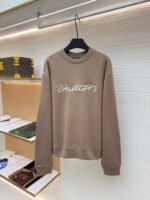 Louis Vuitton hand-signed embroidered crewneck sweatshirt