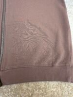 MiuMiu cocoa brown logo zip-up sweatshirt jacket - Image 11