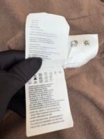 MiuMiu cocoa brown logo zip-up sweatshirt jacket - Image 7