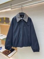 BOTTEGA VENETA woven leather collar jacket