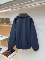 BOTTEGA VENETA woven leather collar jacket - Image 2