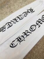 Chrome Hearts round neck long-sleeved T-shirt with Sanskrit letters on both arms - Image 10