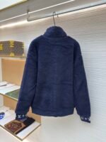 Louis Vuitton Teddy sheep and wool blend suede belted jacket - Image 2