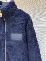 Louis Vuitton Teddy sheep and wool blend suede belted jacket - Image 16