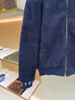 Louis Vuitton Teddy sheep and wool blend suede belted jacket - Image 15