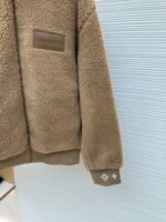 Louis Vuitton Teddy sheep and wool blend suede belted jacket - Image 14