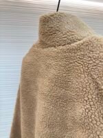 Louis Vuitton Teddy sheep and wool blend suede belted jacket - Image 12