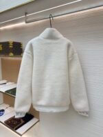 Louis Vuitton Teddy sheep and wool blend suede belted jacket - Image 2