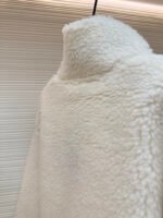 Louis Vuitton Teddy sheep and wool blend suede belted jacket - Image 18