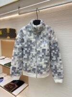 Louis Vuitton Ski Collection Block Colorblock Cashmere Jacket
