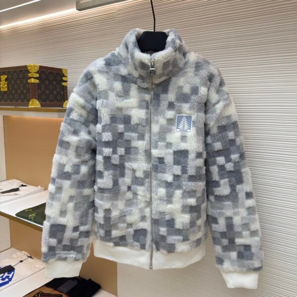 Louis Vuitton Ski Collection Block Colorblock Cashmere Jacket