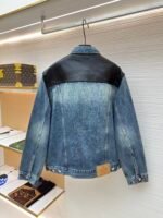 Prada leather denim jacket - Image 2
