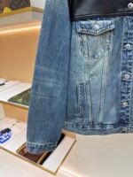 Prada leather denim jacket - Image 16