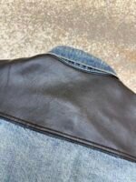 Prada leather denim jacket - Image 11