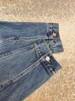 Prada leather denim jacket - Image 8