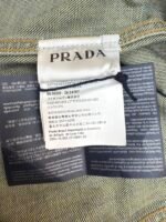 Prada leather denim jacket - Image 18