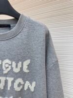 Louis Vuitton embroidered crochet lettering sweatshirt - Image 5