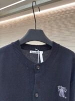 Acne Studios bow-embroidered cardigan sweater - Image 3