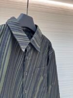 Louis Vuitton diagonal striped lettering shirt - Image 4