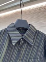 Louis Vuitton diagonal striped lettering shirt - Image 16