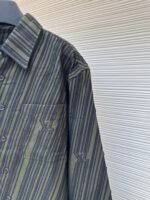 Louis Vuitton diagonal striped lettering shirt - Image 14