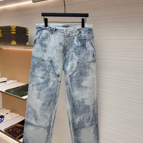 Dior mask print trousers