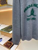 Prada music logo embroidered knitted sweater - Image 6