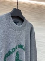 Prada music logo embroidered knitted sweater - Image 16