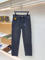 Louis Vuitton patch lettering jeans