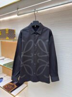 Loewe floral logo lapel shirt