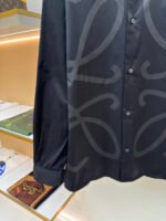 Loewe floral logo lapel shirt - Image 7