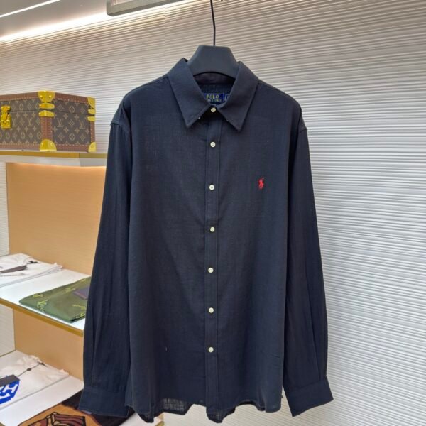 Ralph Lauren embroidered linen shirt