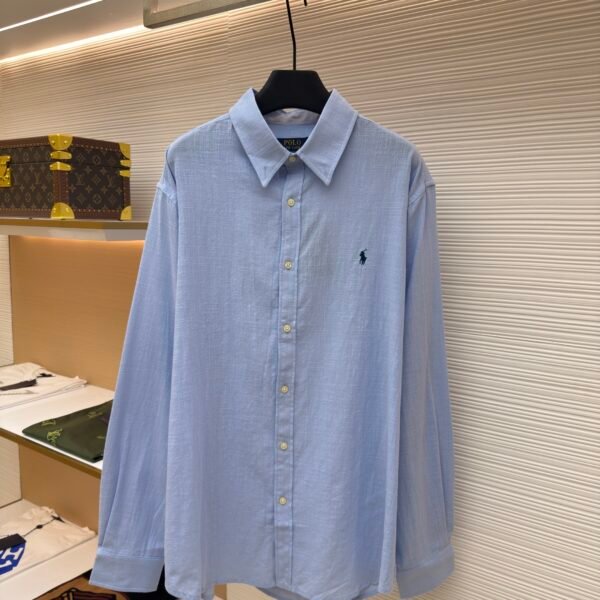 Ralph Lauren embroidered linen shirt