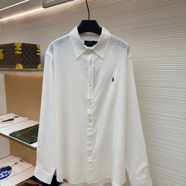 Ralph Lauren embroidered linen shirt