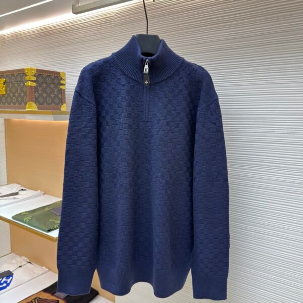 Louis Vuitton checkerboard embossed sweater