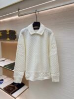 Louis Vuitton checkerboard embossed sweater