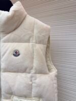 Moncler velvet patchwork vest - Image 5